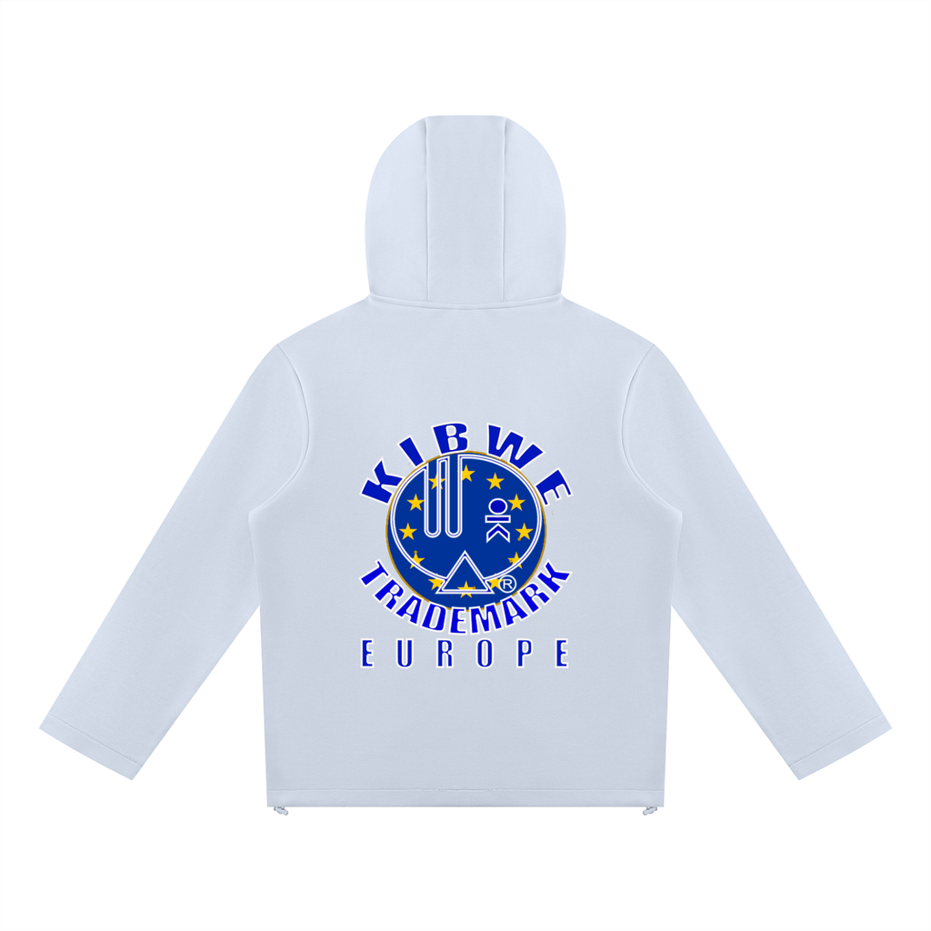 Unisex Paneled Full Zip Hoodie