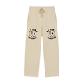 Solid Color Straight-Leg Sweatpants