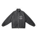 Unisex Vintage Wash Full Zip Mesh Jacket