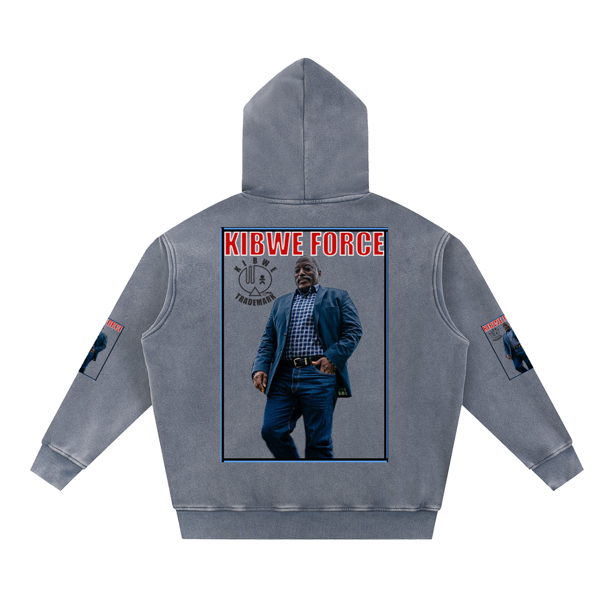 Snow Wash Fleece Oversize Hoodie