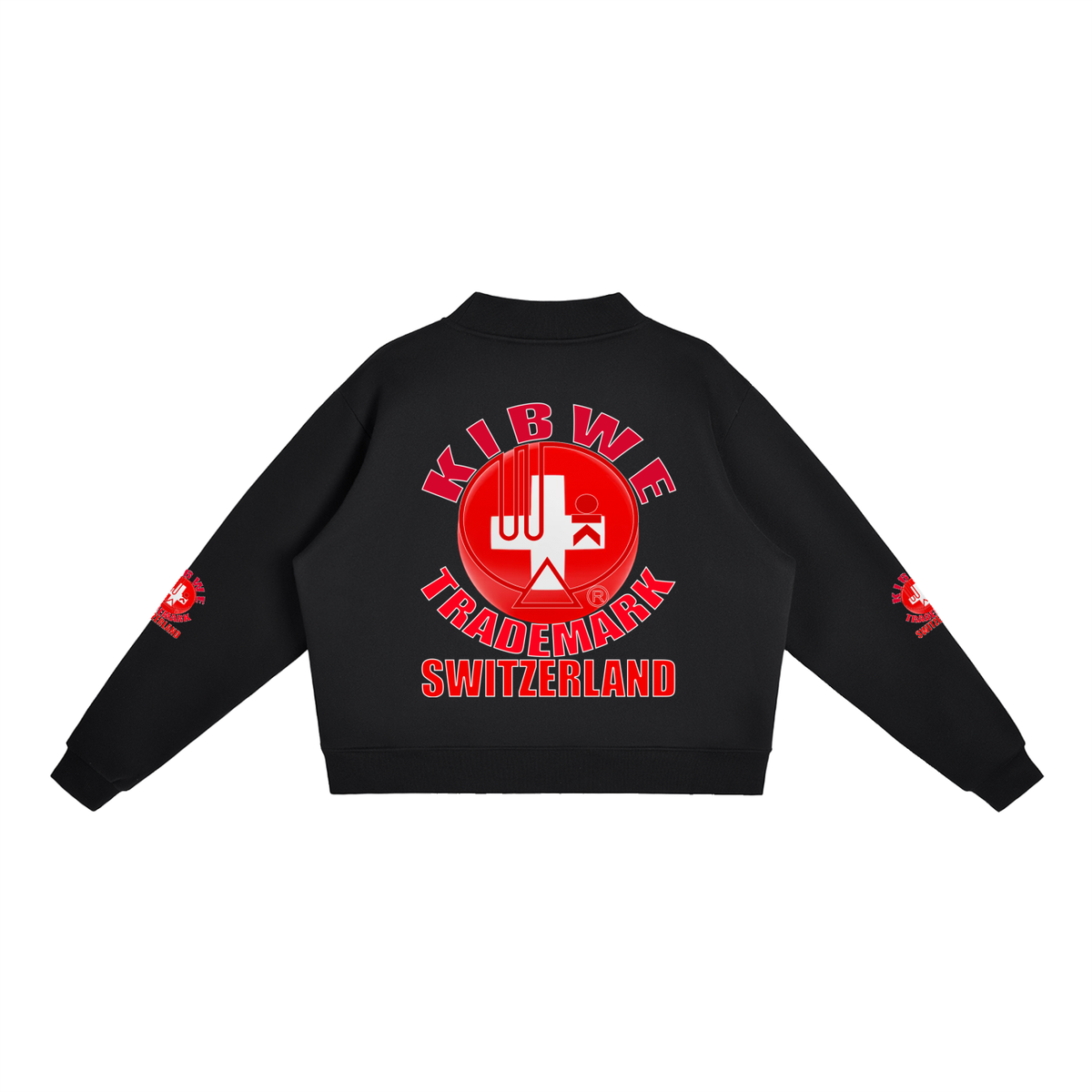 Essential Fleece Mock-Neck Crew Sweatshirt