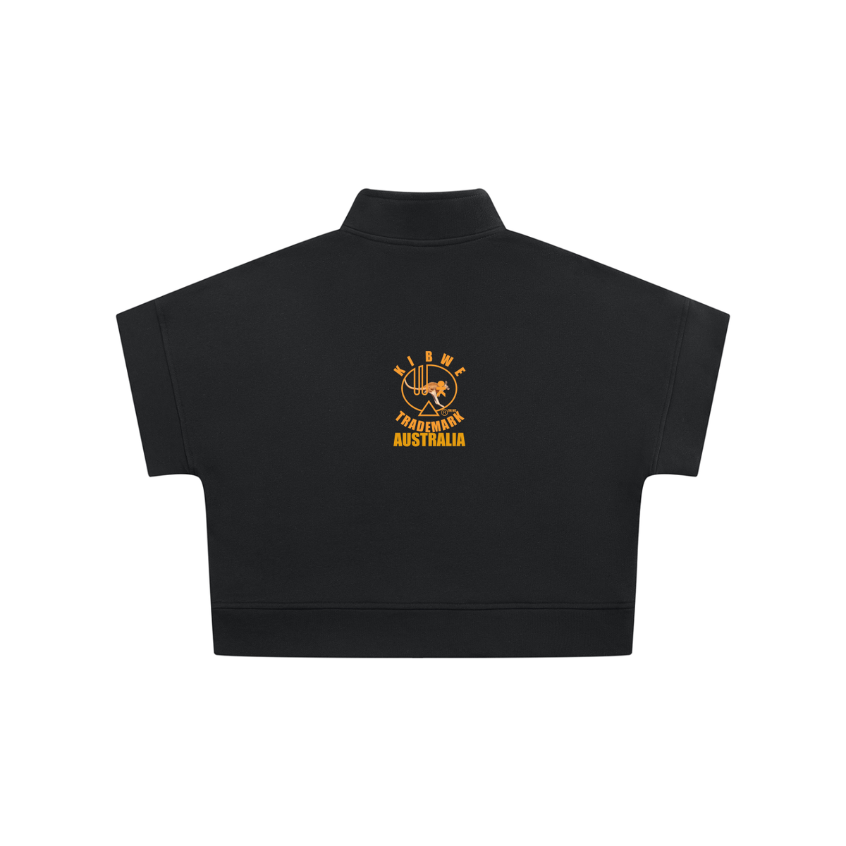 Women's Quarter Zip Crop Sweatshirt