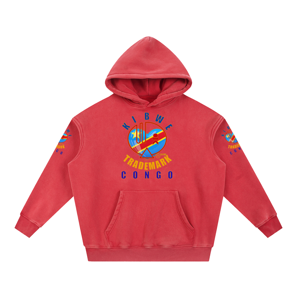 Snow Wash Fleece Oversize Hoodie