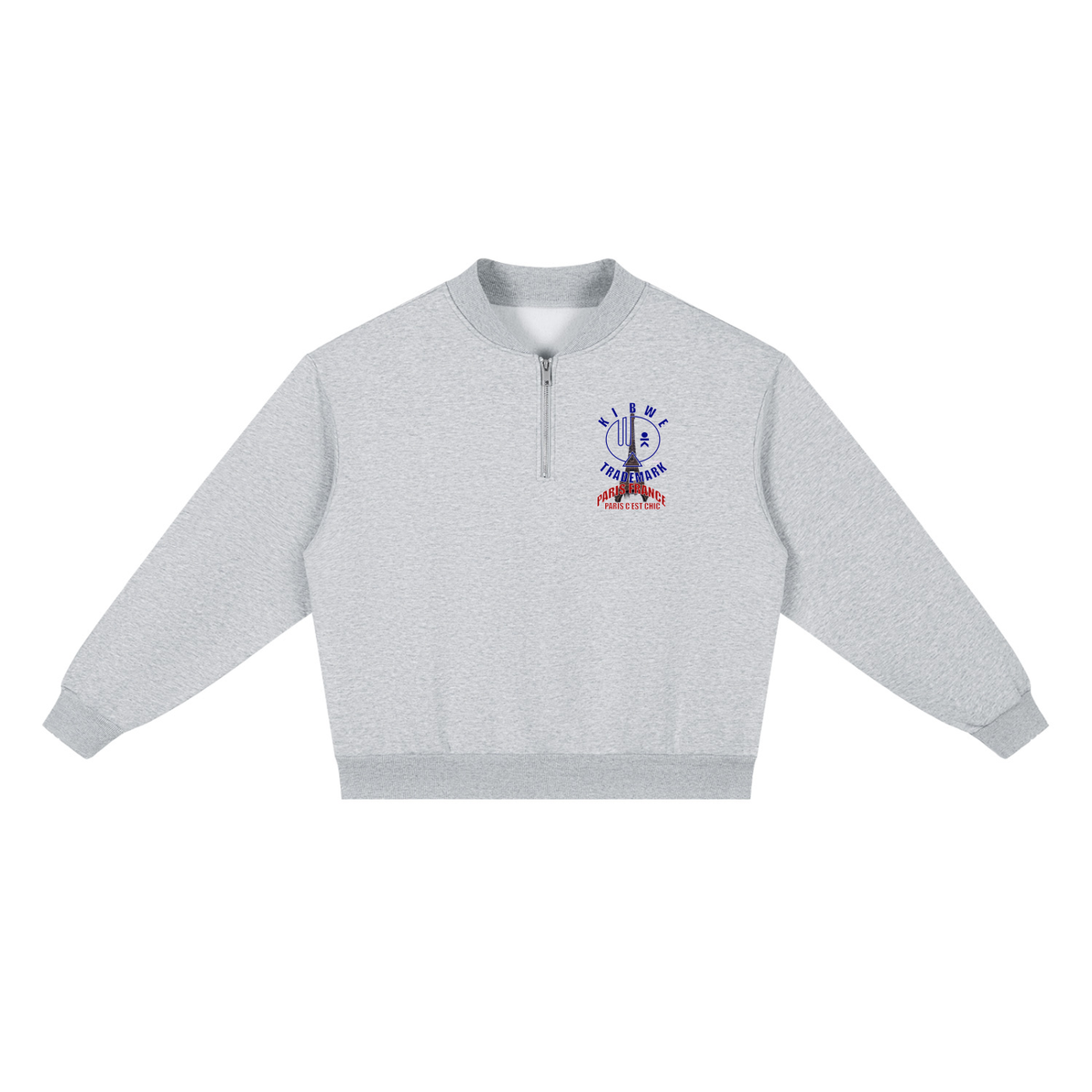 Unisex Vintage Wash Fleece Quarter Zip Sweatshirt