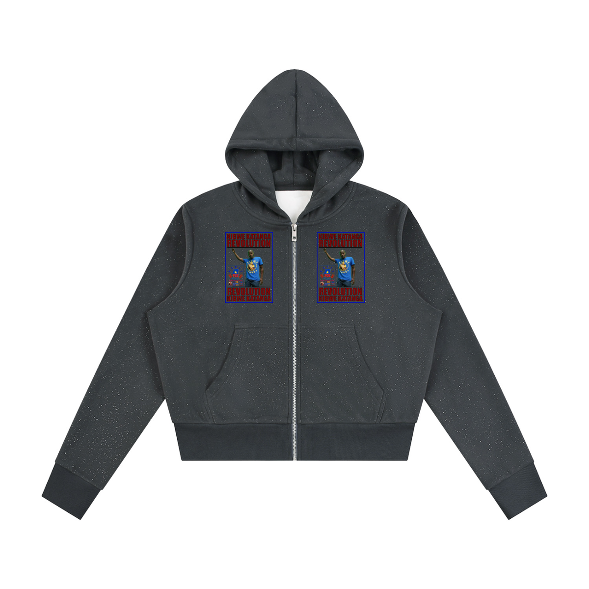 Women's Sparkles Fleece Full Zip Hoodie