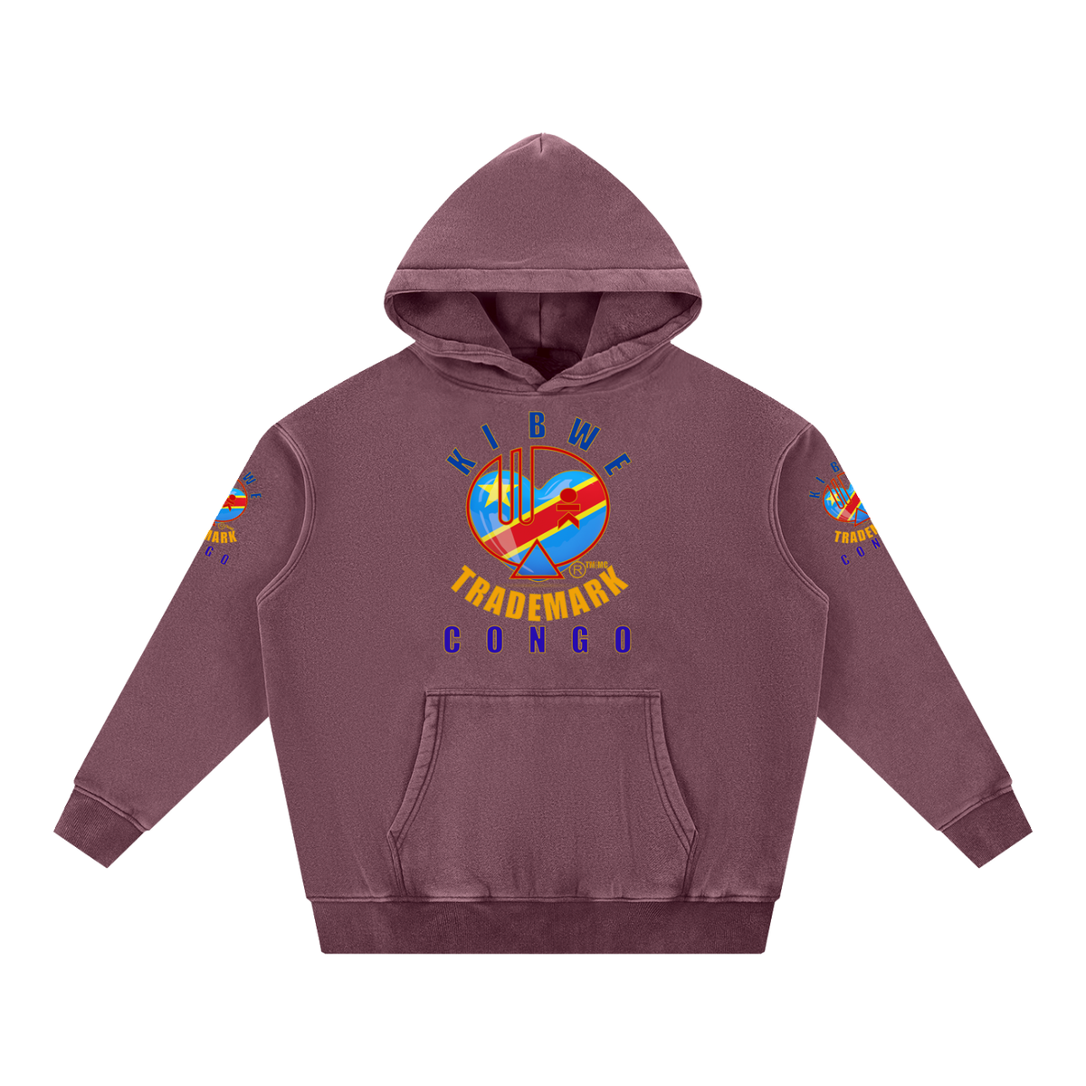 Snow Wash Fleece Oversize Hoodie