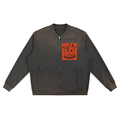 Sun Fade Heavyweight Baseball Jacket
