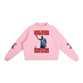 Essential Fleece Mock-Neck Crew Sweatshirt
