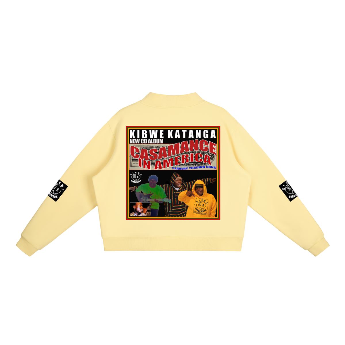 Essential Fleece Mock-Neck Crew Sweatshirt