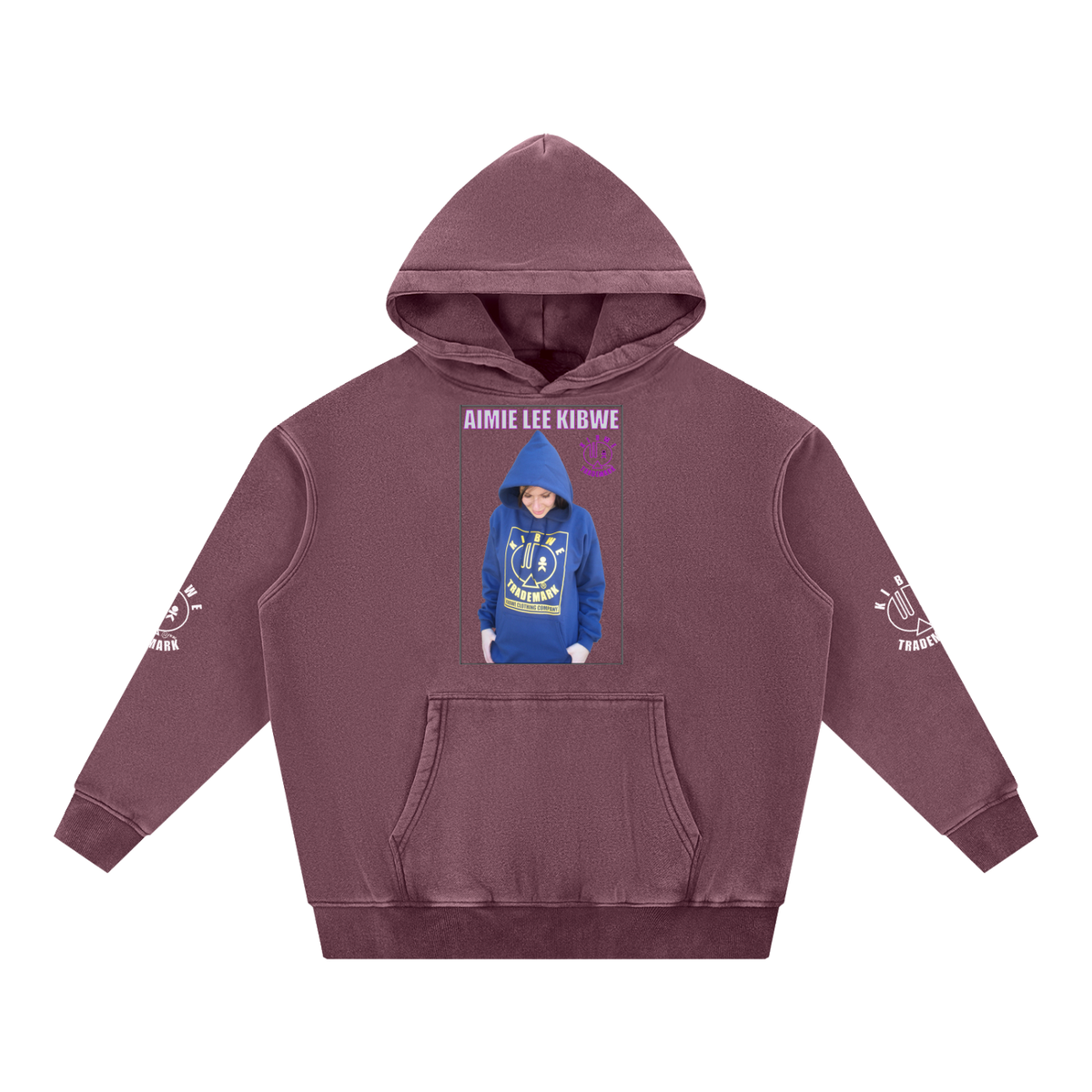 Snow Wash Fleece Oversize Hoodie