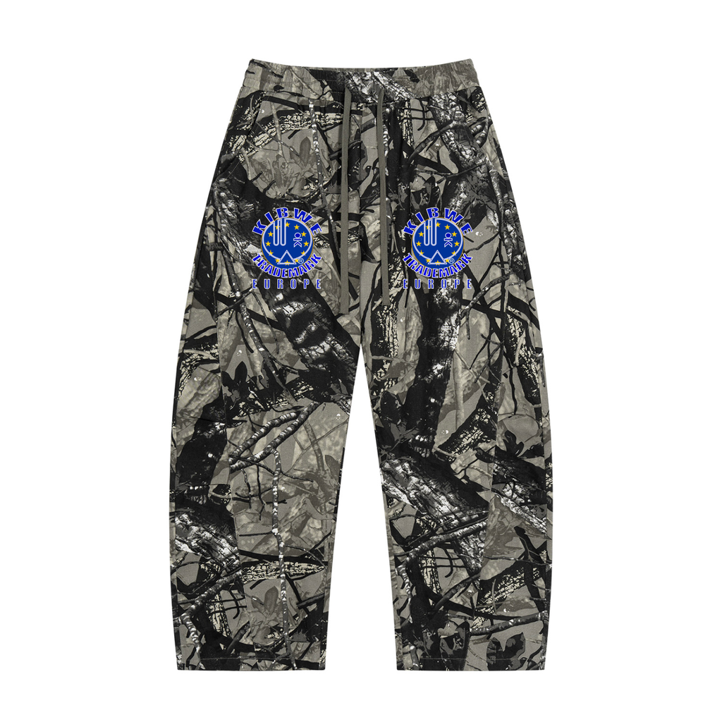 Unisex Tree Camo Barrel Leg Pants