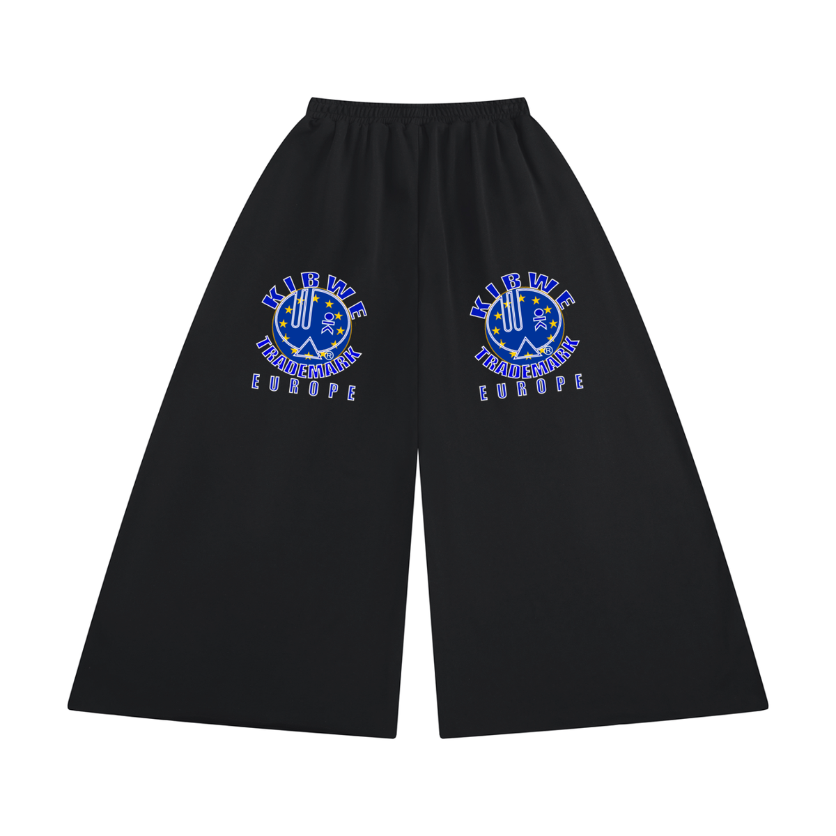 Women's Raw Edge Wide Leg Sweatpants