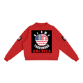 Essential Fleece Mock-Neck Crew Sweatshirt