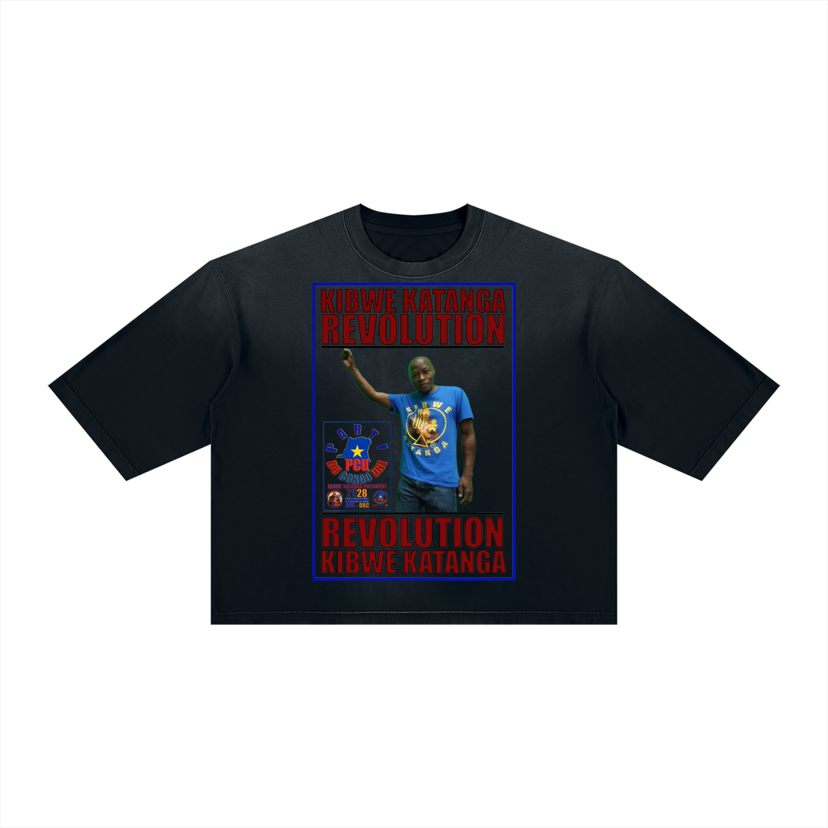 Unisex Vintage Wash Sunfade Boxy T-Shirt