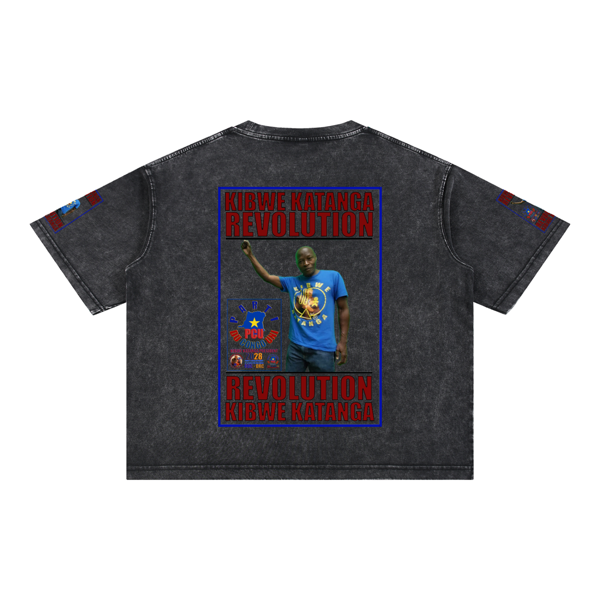 Mineral Wash Boxy Cotton T-Shirt