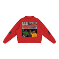 Essential Fleece Mock-Neck Crew Sweatshirt