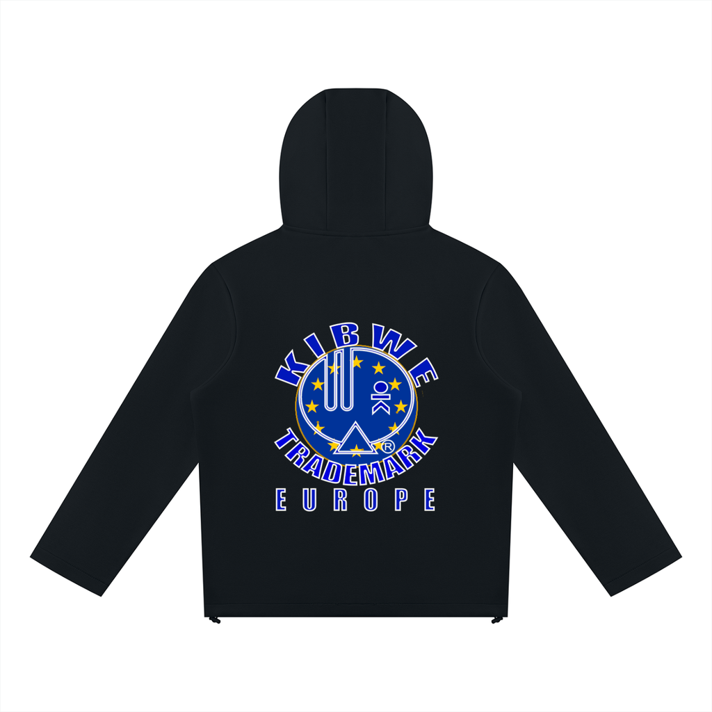 Unisex Paneled Full Zip Hoodie