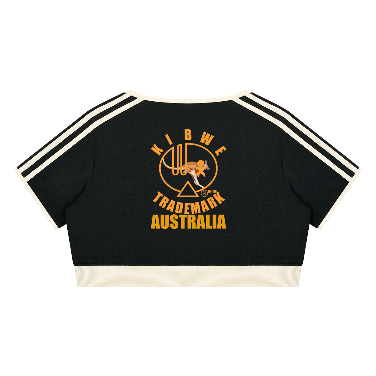 Women’s Color Block Crop T-Shirt