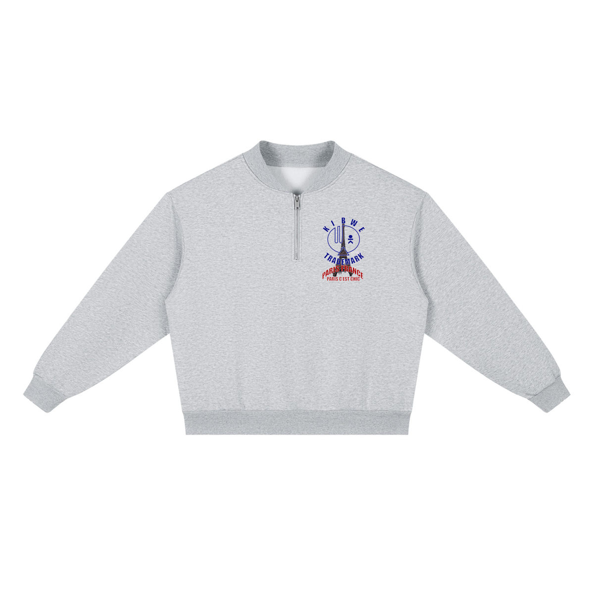Unisex Vintage Wash Fleece Quarter Zip Sweatshirt