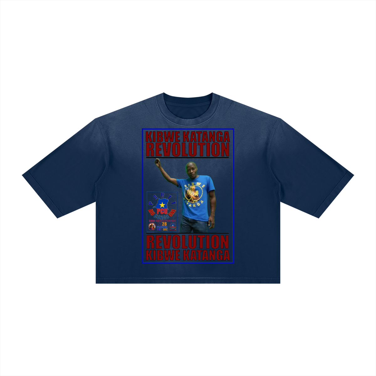 Unisex Vintage Wash Sunfade Boxy T-Shirt