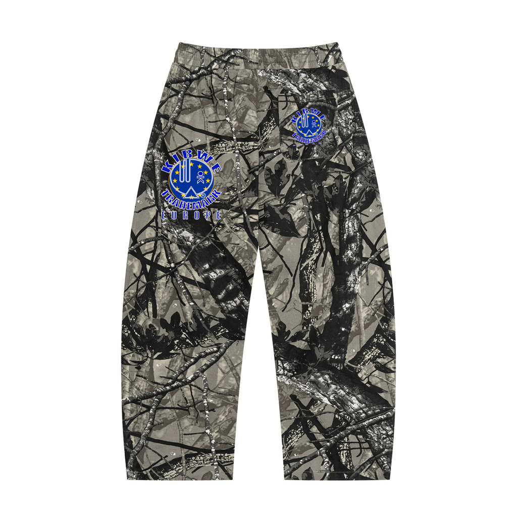 Unisex Tree Camo Barrel Leg Pants