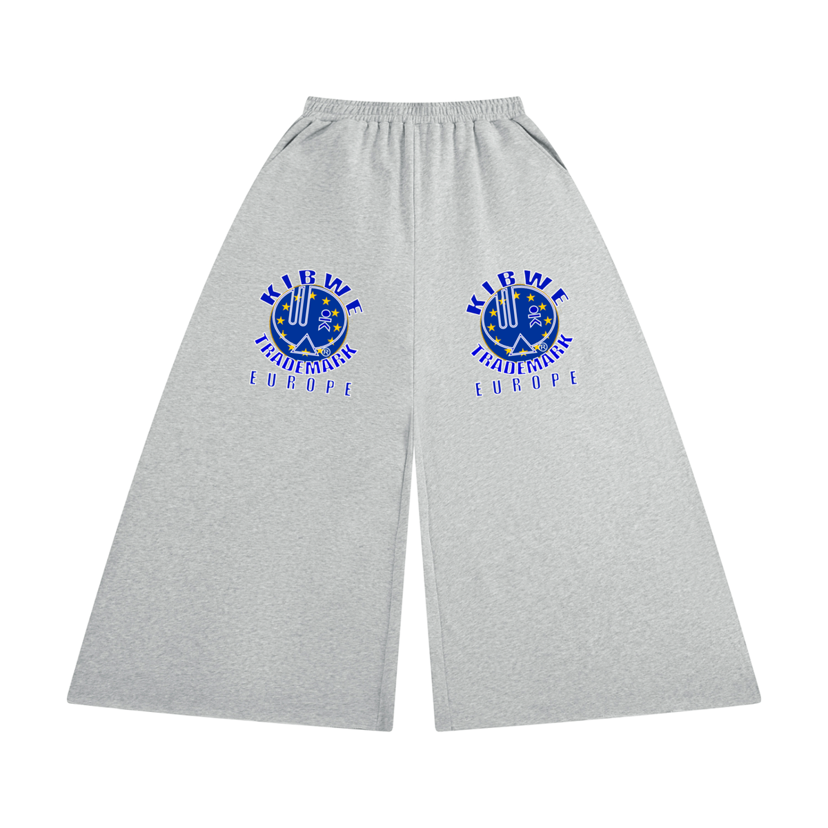 Women's Raw Edge Wide Leg Sweatpants
