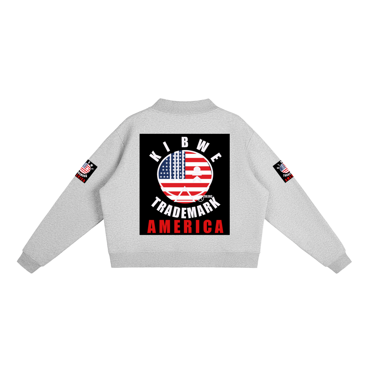 Essential Fleece Mock-Neck Crew Sweatshirt
