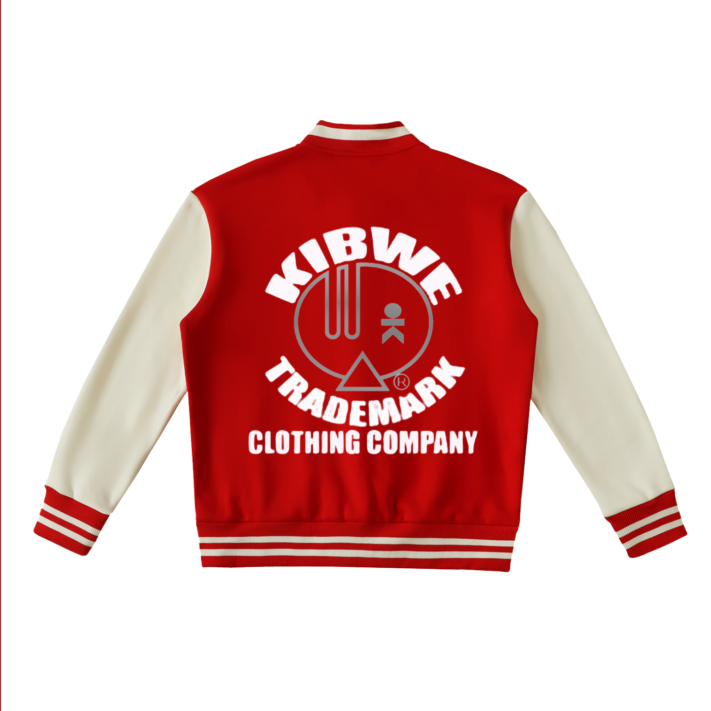 Two-Tone Fleeced Varsity Jacket
