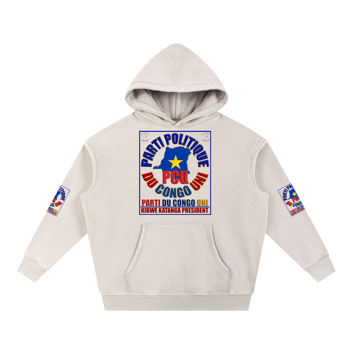 Snow Wash Fleece Oversize Hoodie