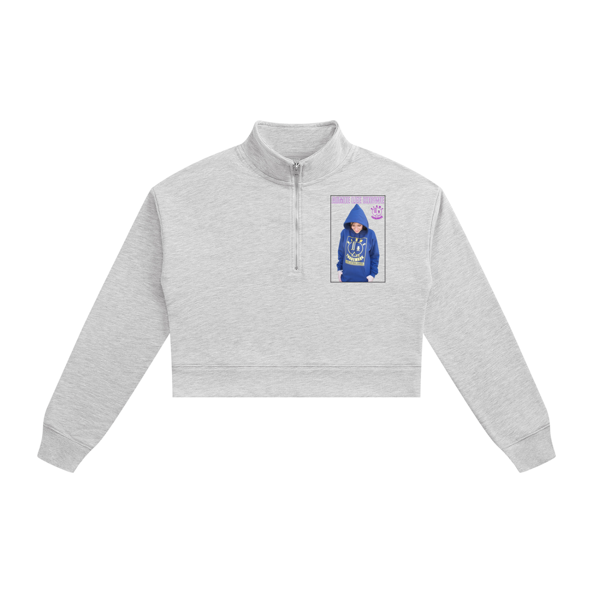 Women's Crop Quarter-Zip Sweatshirt