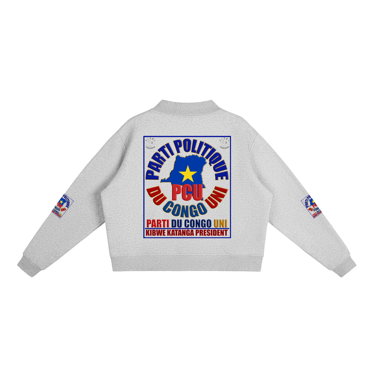 Essential Fleece Mock-Neck Crew Sweatshirt