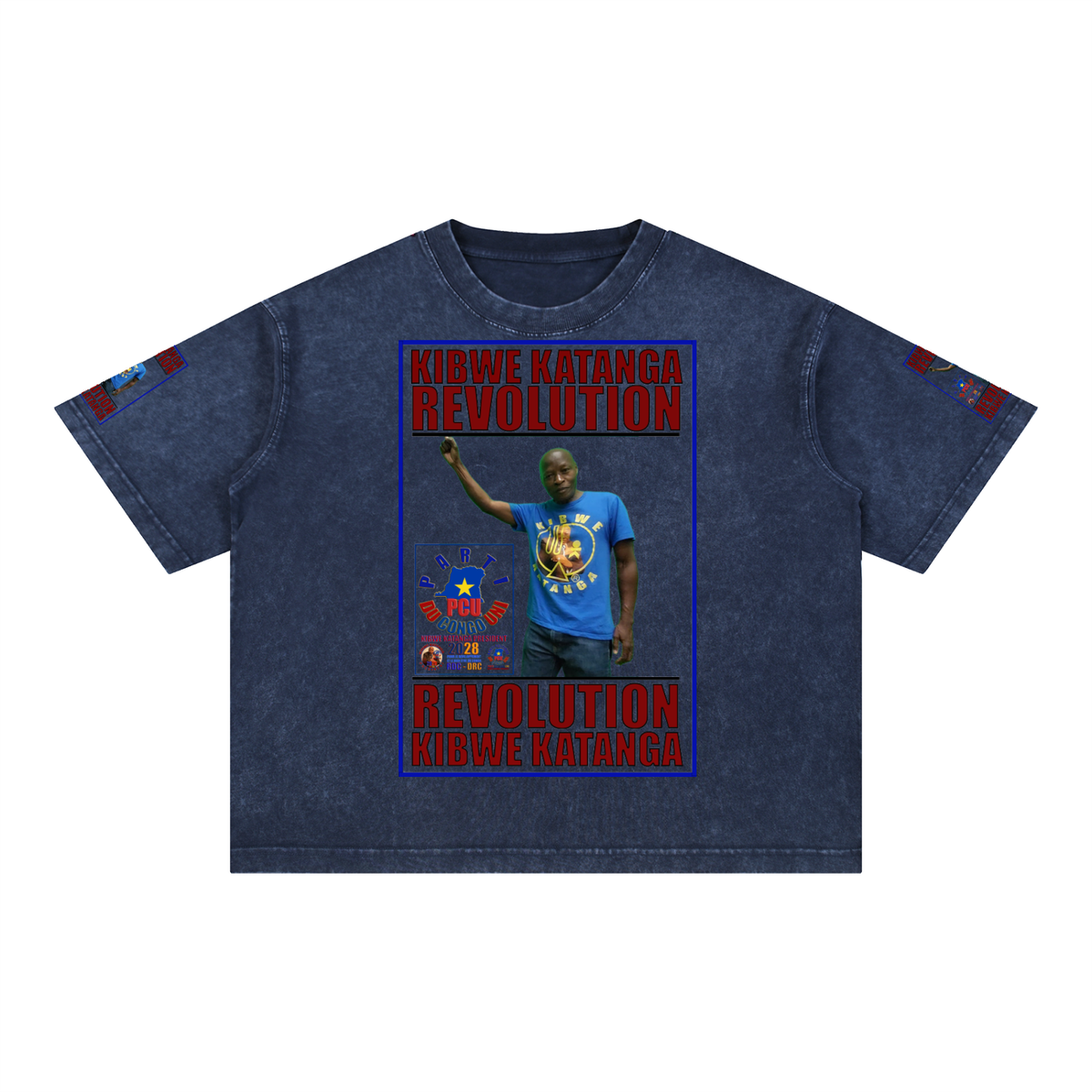 Mineral Wash Boxy Cotton T-Shirt