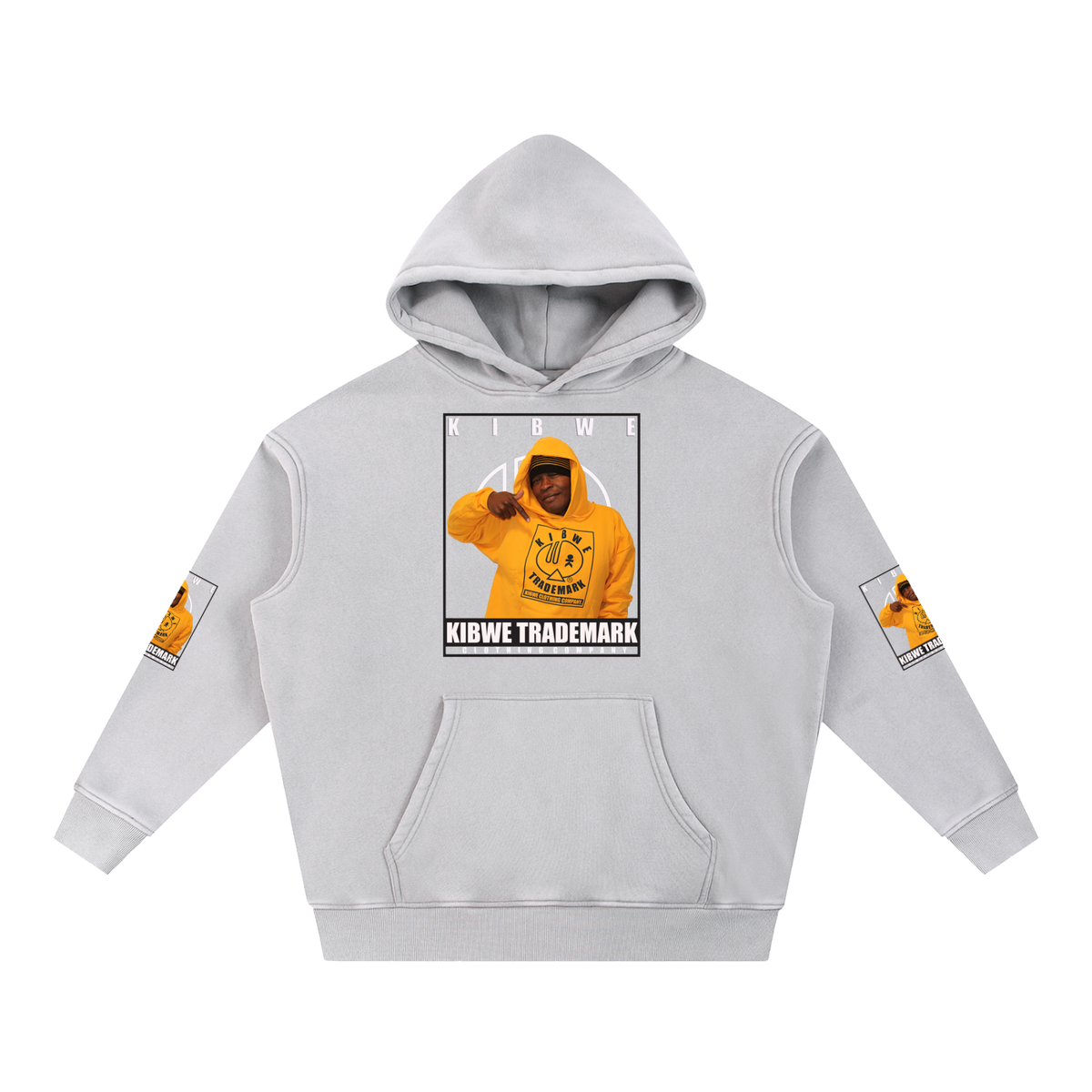 Snow Wash Fleece Oversize Hoodie