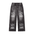 Men’s Vintage Wash Wide Leg Jeans