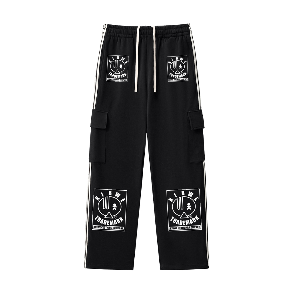 Side Stripe Straight-Leg Pants