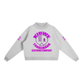 Essential Fleece Mock-Neck Crew Sweatshirt