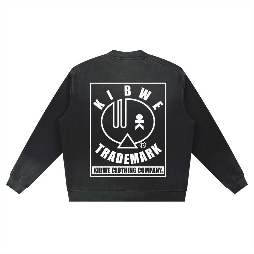 Sun Fade Heavyweight Baseball Jacket