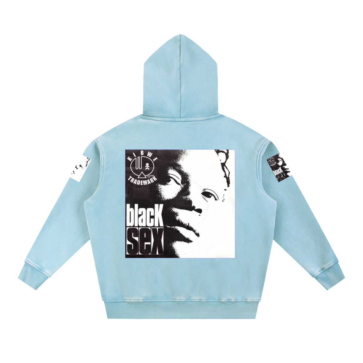 Snow Wash Fleece Oversize Hoodie