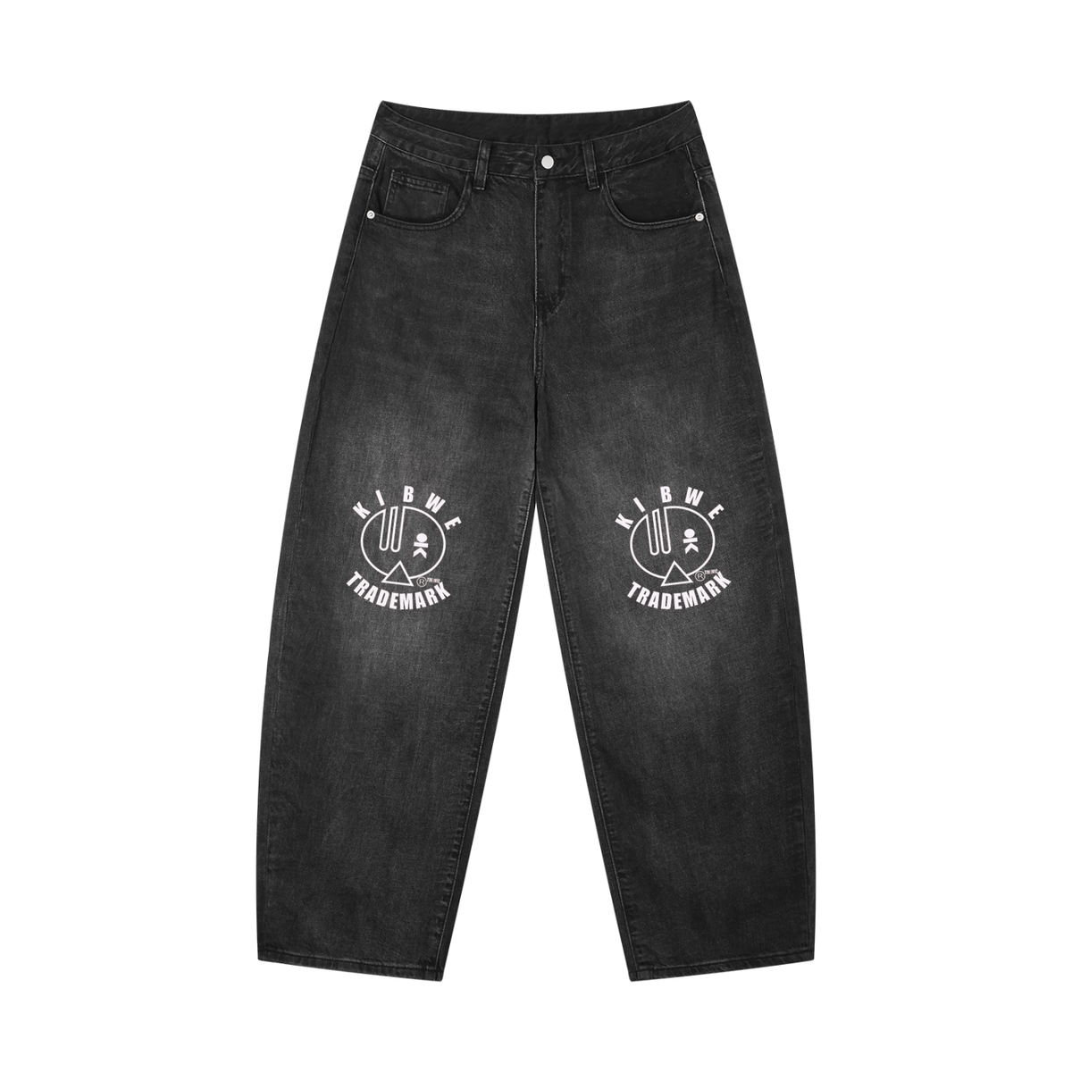 Men's Sunfade Vintage Wash Barrel Leg Jeans