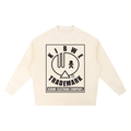 Knitted Round Neck Oversize Sweatshirt