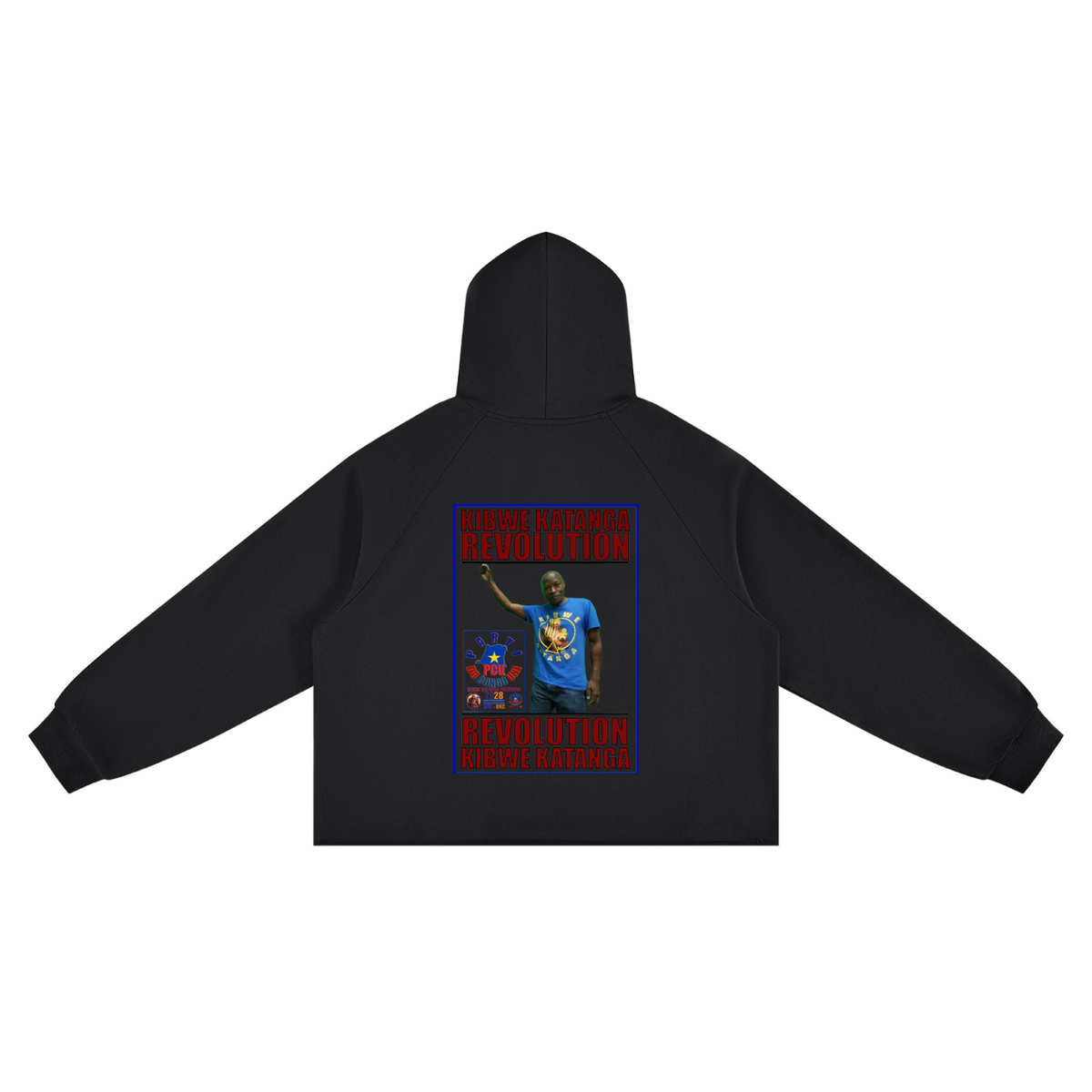 Unisex Vintage Wash Raw Edge Boxy Hoodie