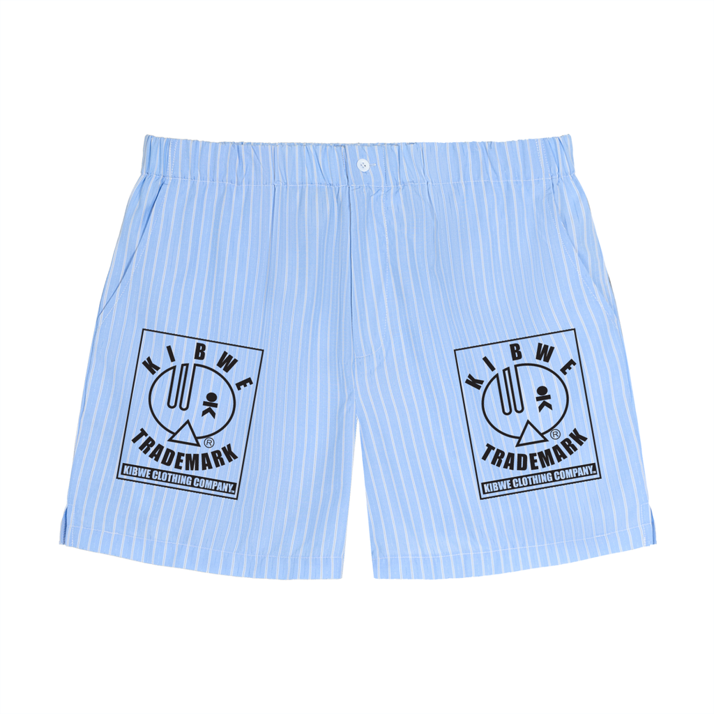 Striped Elastic Waist Shorts