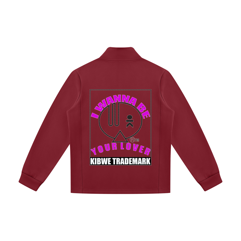 Unisex Stand Collar Track Jacket