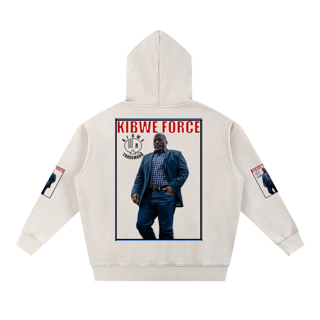 Snow Wash Fleece Oversize Hoodie