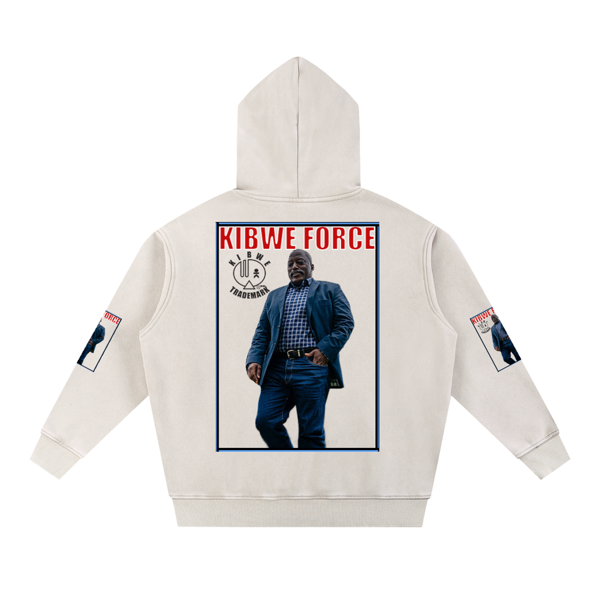 Snow Wash Fleece Oversize Hoodie