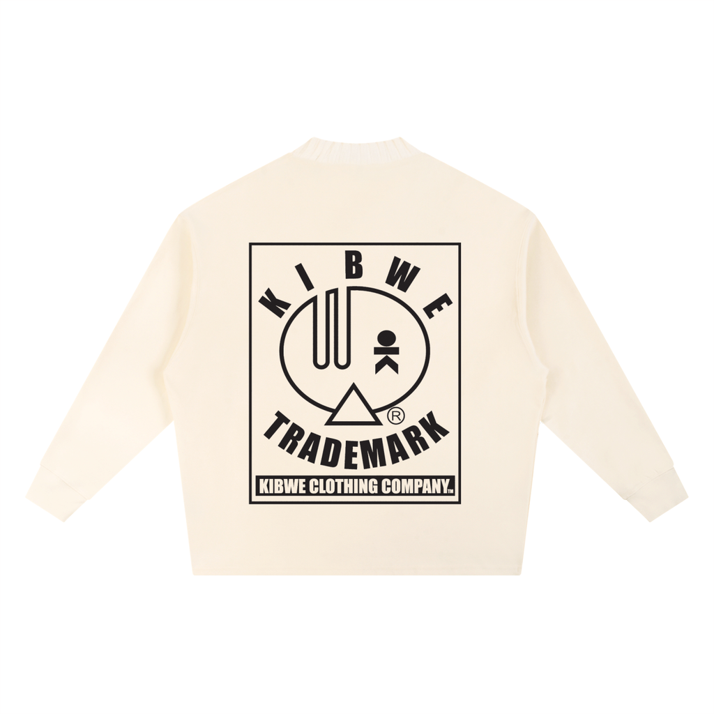 Knitted Round Neck Oversize Sweatshirt