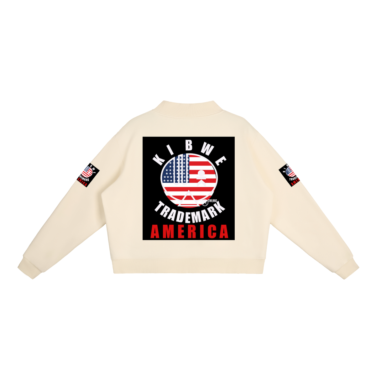 Essential Fleece Mock-Neck Crew Sweatshirt