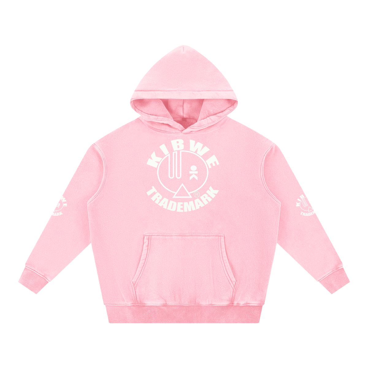 Snow Wash Fleece Oversize Hoodie