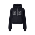 Cropped Half-Zip Hoodie