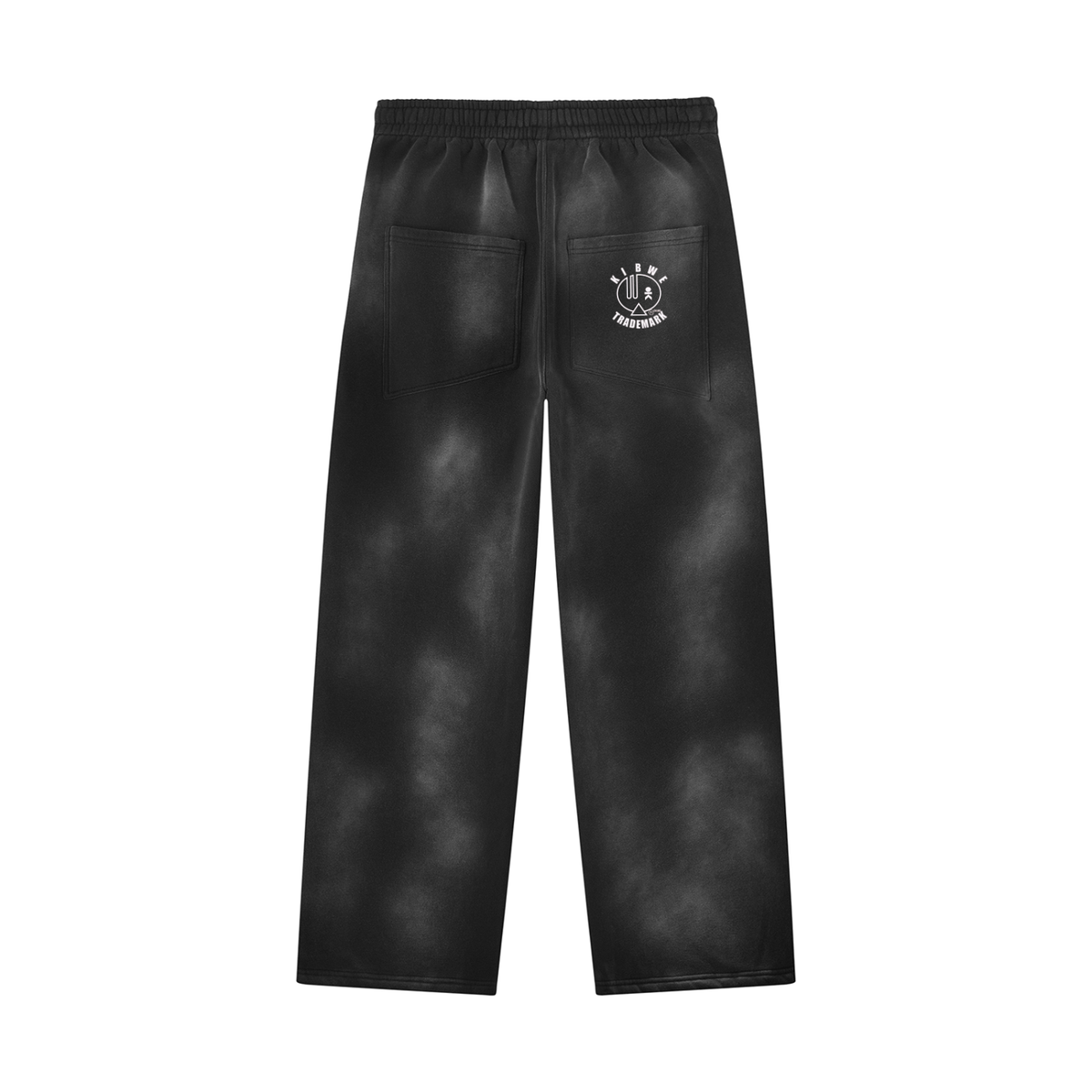 Unisex Sunfade Wide Leg Fleece Sweatpants